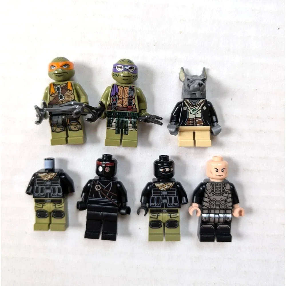 Lego 79117 TMNT Minifigure lot Splinter Shredder Turtles Foot Soldiers